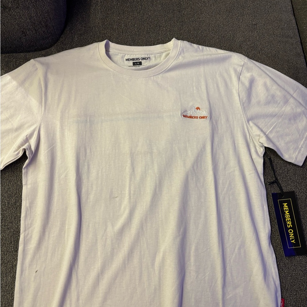Members Only White T-Shirt for Men